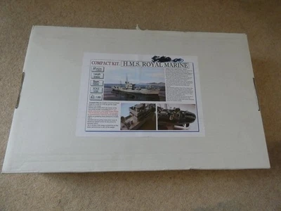 HMS ROYAL MARINE - BAUSATZ = NICHT GESTARTET MIT EXTRAS = IM LADEN GEKAUFTER ZUSTAND - Bild 1 von 4