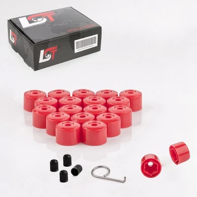 Juego de 20 tapas hexagonales llantas 17 mm rojo para Audi Q2 Q3 Q5 Foto 1 de 4