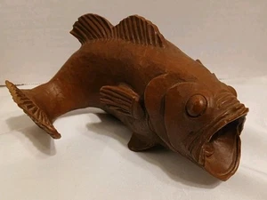 Vintage~Red Mill~Large Mouth Bass Fish - Limited Edition #228 - 1987 - Picture 1 of 11