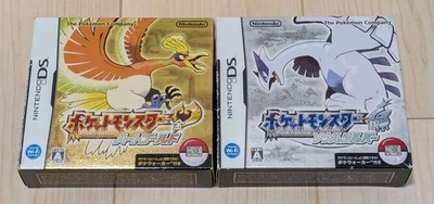 Pokemon Heart Gold & Soul Silver set Nintendo DS with pokewalker From Japan - Image 1 of 4