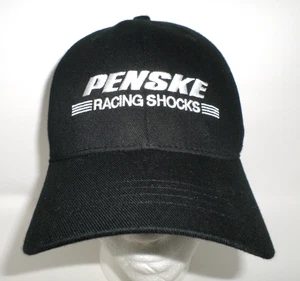 Cappello Penske Racing Shocks Flexfit S/M nero con logo ricamato bianco - Foto 1 di 7