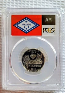 2003-S Arkansas 25C  State Silver Quarter PCGS PR69 DCAM - Picture 1 of 2
