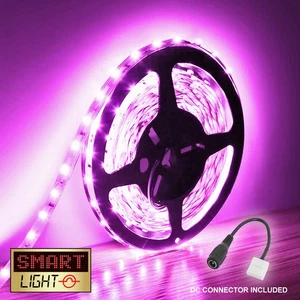 PINK 5M-10M LED Light Strip Tape XMAS Cabinet Kitchen Lighting WATERPROOF 12V - Picture 1 of 12