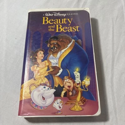 Walt Disney Beauty and the Beast (VHS English, 1992) Black Diamond The Classics - Image 1 of 4