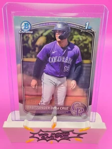2025 Bowman Cromo Alessander De La Cruz Rifrattore /499 - Foto 1 di 2