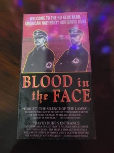 Blood in the Face (1991) VHS Like New Documentary David Duke Michael Moore KKK - Picture 1 of 5