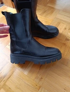 Tamaris Stiefeletten Chelsea Schwarz Leder 39 - Bild 1 von 7
