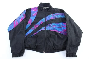 90er Reebok Embroidered Logo Full Zip Windbreaker Jacke - Bild 1 von 3