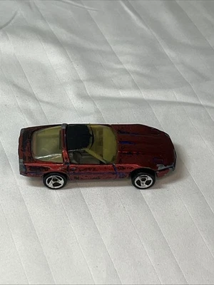 Литой красный автомобиль Corvette 80-х Hot Wheels Малайзия 1982 Mattel - Изображение 1 из 4