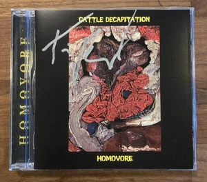 Cattle Decapitation - HOMOVORE Remastered CD 2021 Three One G AUTOGRAPHED SIGNED - Imagen 1 de 4