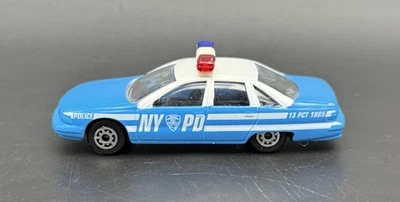 Maisto Chevrolet Chevy Caprice NYPD Police Car Loose Car China 1/64 Blue White - Image 1 of 4