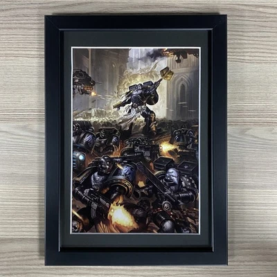 Raven Guard Art Encadré Chaplain Assault Jump Pack Space Marines Warhammer 40K - Photo 1/4