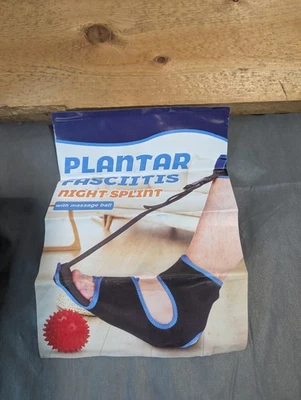 Plantar Fasciitis Night Splint Drop Foot Pain Relief Ankle Brace Support sz Med - Image 1 of 4