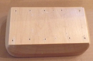 COCTELERA DE MADERA MACIZA ESTILO CUADRADA MEDIANA CON ESQUINAS REDONDEADAS MOLDE CESTA - Imagen 1 de 12