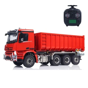 RC 1/14 Hydraulic 8x8 Roll On/Off Dumper Truck W/Rear Axle Steering 3Speed Model - Picture 1 of 21