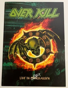 Over Kill Live In Oberhausen Concert Tour Book Program - Picture 1 of 2