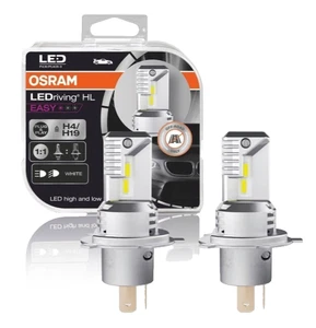 COPPIA LAMPADE OSRAM H4/H19 LED HL EASY BIANCA 6500K 12V 19W 64193DWESY-HCB - Imagen 1 de 8