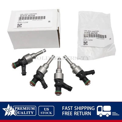 Juego de 4 inyectores de combustible para KIA OPTIMA 2011-2015 2,0 L Turbo Foto 1 de 4