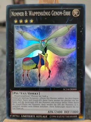 NUMMER 8: WAPPENKÖNIG GENOM ERBE - AC14-DE009 Super Rare / Near Mint LIM.  - Bild 1 von 2