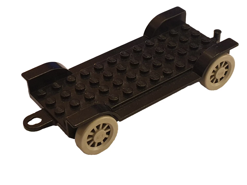 Lego 1 x Fabuland Fahrgestell Chassis 4362c01 12x6 Felgen grau K5 - Bild 1 von 1