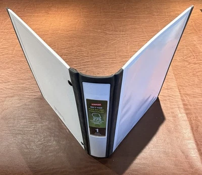 Staples 1英寸3环更好迷你粘合剂黑色/白色 — 第 1/4 张图片