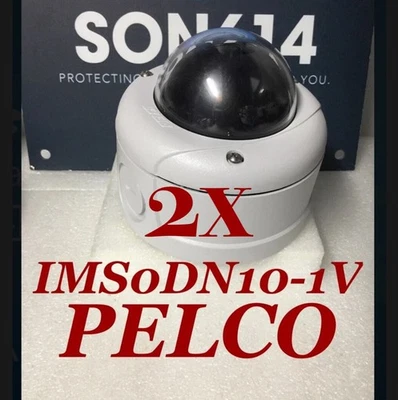 Lot 2 Pelco IMS0DN10-1V Security Network Color Cameras W/ .5MP 2.8-10mm TESTED! - Image 1 of 4