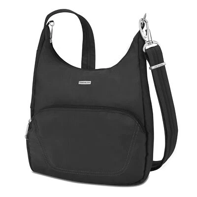 Bolso Mensajero Esencial Clásico Antirrobo, Negro, Talla Única, 9.75 x 10 x 2.5 Foto 1 de 4