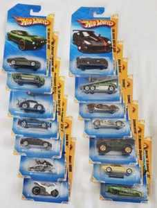 14 Hot Wheels Nuevos Modelos 2010 Shelby Beetle Firebird Cadillac Snow Ride Camiseta gris - Imagen 1 de 18