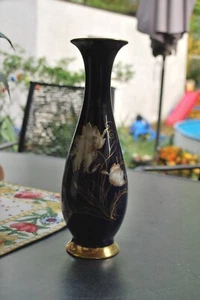 ROYAL KM PORZELLAN BAVARIA Vase Handarbeit echt Kobalt ca. 28,6cm hoch - Bild 1 von 3