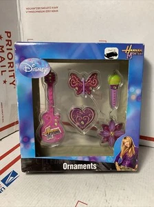 Disney Channel Hannah Montana Christmas Holiday Ornaments in BOX (5x) - Picture 1 of 9