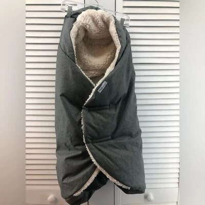 7am Enfant grey sherpa Nido Car Seat Wrap nwot - Image 1 of 4