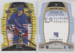 2019-20 Upper Deck Allure Rookies Yellow Taxi Kaapo Kakko #99 Rookie RC