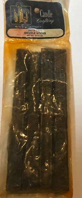 Vintage Green Swizzle Sticks 304/79 Yaley Candle Crafting New Old Stock Sealed - Image 1 of 2