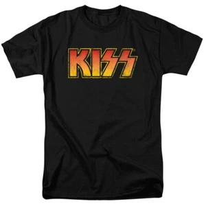 Kiss - Klassisches Logo (Sunrise) - T-Shirt Erwachsene/Unisex - NEU, offiziell lizenziert! - Bild 1 von 1