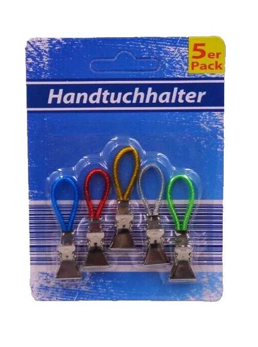 Handtuch Clip Handtuchhalter Aufhängclips  mit Klammer - Bild 1 von 1