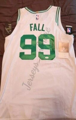 SIGNED Authentic NBA Nike Boston Celtics Tacko Fall 99 Jersey 48 Auto JSA COA - Image 1 of 4