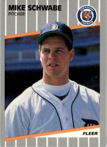 1989 Fleer Update Mike Schwabe #U-32
