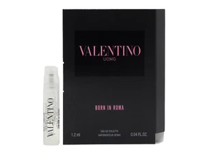 VALENTINO UOMO BORN IN ROMA EDT FOR MEN 1.2ml .04fl oz x 1 COLOGNE SPRAY SAMPLE - Picture 1 of 1
