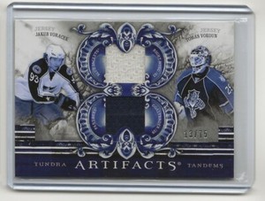 2010-11 Artifacts Tundra Tandems Silver #TT2CZE Tomas Vokoun/Jakub Voracek 13/75