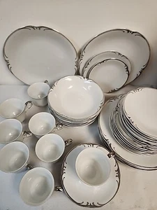 Vintage Style House Embassy 48 PCS DINNER SET SERVICE FOR 8 Japan FINE CHINA - Picture 1 of 19