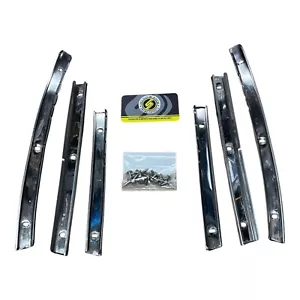 90-05 Mazda Miata MX5 OEM Soft Top Retainer Rail Weather Seal Gasket Bracket Set - Foto 1 di 1