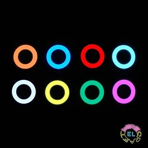 Diapositiva cerchio EL 6 cm = £3,99 - anello incandescente - forma anello per costume stile Tron - Foto 1 di 9