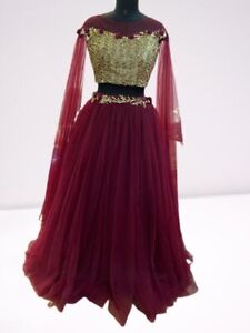 Women's Wedding/Party Dresses/Indian Traditional/Ethnic/ Dress/ Outfit/ Western