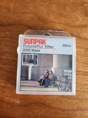 58mm UV Ultraviolet Lens Protection Filter SUNPAK Picture Plus - Image 1 of 2