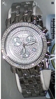 New Authentic Mens Joe Rodeo Classic Jcl15 180 Pcs.&  1.75 ct.aprx.Diamond Watch - Image 1 of 4