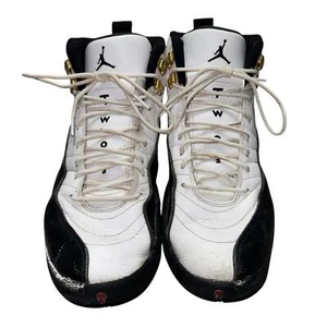 Air Jordan 12 Retro Taxi Release 2013 Size 11 130690-125 White Black OG - Picture 1 of 9