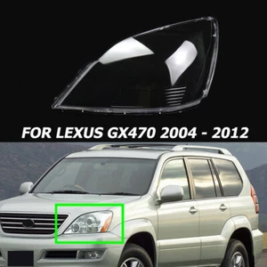 For Lexus GX470 2004-2012 Front Headlamp Lampshade Headlight Cover Lens Left - Picture 1 of 5