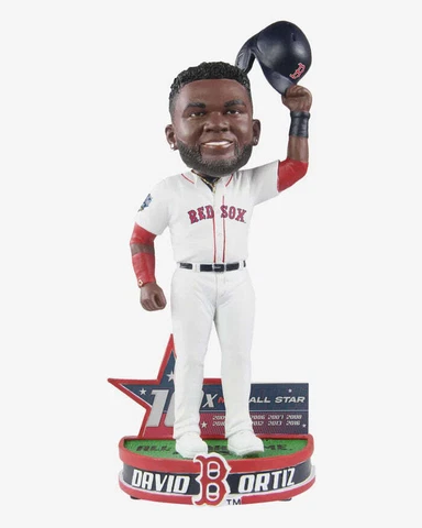 David Ortiz Boston Red Sox 10X All-Star Bobblehead MLB Baseball Cover