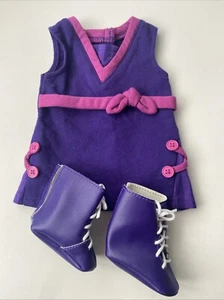 American Girl Rebecca’s Seashore Top & Historical Boots Very Rare And HTF - Picture 1 of 7