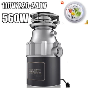 Eliminador de residuos de alimentos de cocina para el hogar de 560 W 1120 ml eliminación trituradora de basura - Imagen 1 de 20
